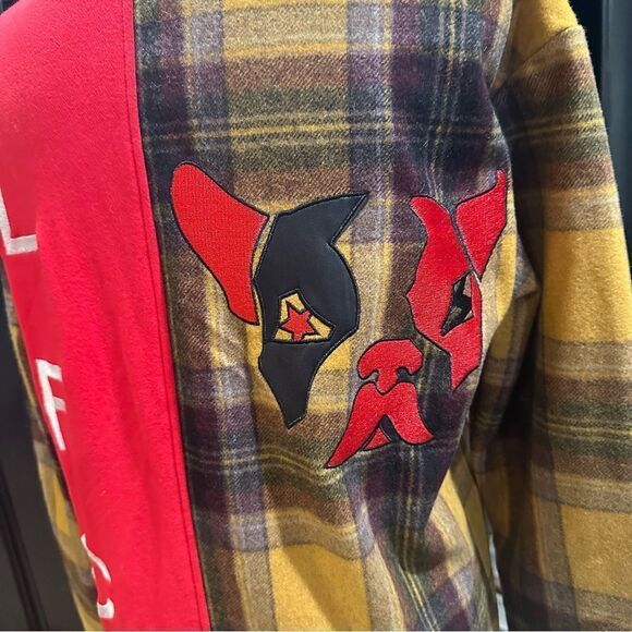 Lucid FC Plaid Wool Shirt Jacket Size Medium - Picture 13 of 14